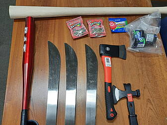 Machetes, Axes And Baseball Ba...